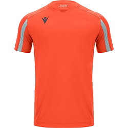 Macron Gede Shirt Korte Mouw Kinderen - Oranje / Zilver