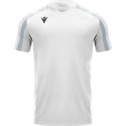 Macron Gede Maillot Manches Courtes Enfants - Blanc / Argent