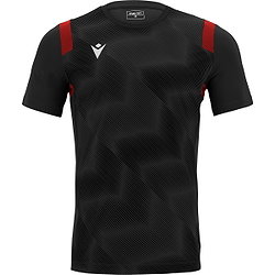 Macron Rodders Trikot Kurzarm Kinder - Schwarz / Rot