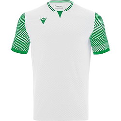 Macron Tureis Maillot Manches Courtes Enfants - Blanc / Vert