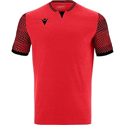 Macron Tureis Maillot Manches Courtes Hommes - Rouge / Noir