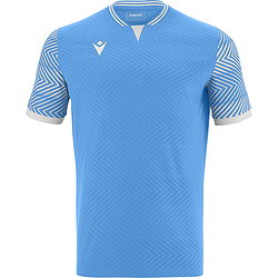 Macron Tureis Shirt Korte Mouw Heren - Hemelsblauw / Wit