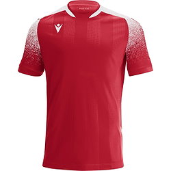 Macron Alioth Maillot Manches Courtes Enfants - Rouge / Blanc
