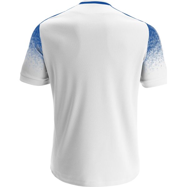 Macron Alioth Maillot Manches Courtes Hommes - Blanc / Royal