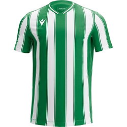 Macron Sceptrum Maillot Manches Courtes Enfants - Vert / Blanc
