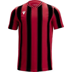 Macron Sceptrum Maillot Manches Courtes Enfants - Rouge / Noir
