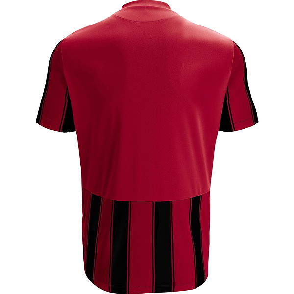 Macron Sceptrum Maillot Manches Courtes pour Hommes Rouge Noir