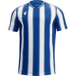 Macron Sceptrum Shirt Korte Mouw Heren - Royal / Wit