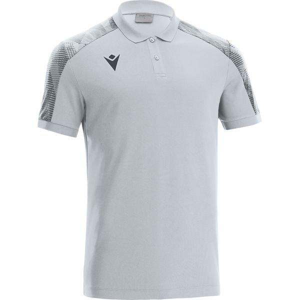 Macron Excellence Rock Polo Hommes - Argent / Anthracite