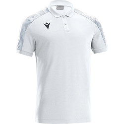 Macron Excellence Rock Poloshirt Herren - Weiß / Silber