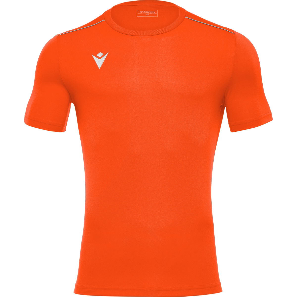 Macron Rigel Hero Shirt Korte Mouw voor Heren Oranje Teamswear
