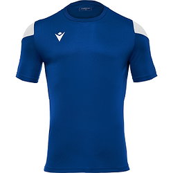 Macron Polis Shirt Korte Mouw Kinderen - Royal / Wit
