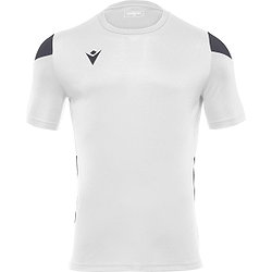 Macron Polis Shirt Korte Mouw Heren - Wit / Antraciet