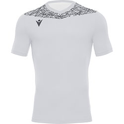 Macron Nash Maillot Manches Courtes Enfants - Argent / Anthracite