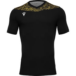 Macron Nash Shirt Korte Mouw Kinderen - Zwart / Geel