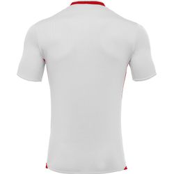 Voorvertoning: Macron Kimah Shirt Korte Mouw Kinderen - Wit / Rood