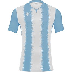 Macron Miram Maillot Manches Courtes Enfants - Bleu Ciel / Blanc