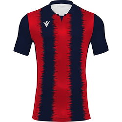 Macron Miram Maillot Manches Courtes Enfants - Marine / Rouge