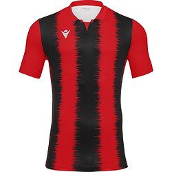 Macron Miram Maillot Manches Courtes Enfants - Rouge / Noir