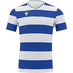 Macron Alcyon Shirt Korte Mouw Heren - Wit / Royal