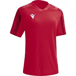 Macron Bellatrix Maillot Manches Courtes Femmes - Rouge / Tango Rouge