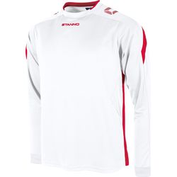 Voorvertoning: Stanno Drive Voetbalshirt Lange Mouw Kinderen - Wit / Rood
