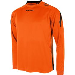 Voorvertoning: Stanno Drive Voetbalshirt Lange Mouw Heren - Oranje / Zwart