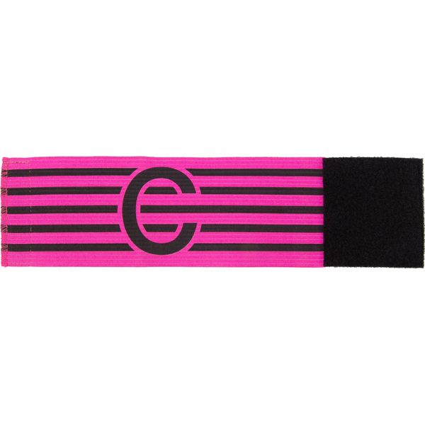 Stanno Aanvoerdersband Met Klittenband - Roze / Zwart