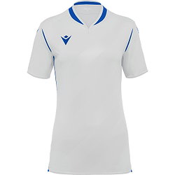 Macron Alya Shirt Korte Mouw Dames - Wit / Royal