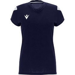 Macron Oxygen Trikot Kurzarm Damen - Marine / Weiß