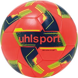 Uhlsport 290 Ultra Lite Soft Ballon Light - Rouge Fluo / Marine / Jaune Fluo