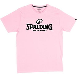 Spalding Essential Logo T-Shirt Enfants - Rose