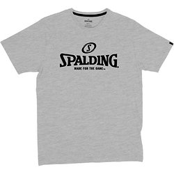 Spalding Essential Logo T-Shirt Kinder - Grau Meliert