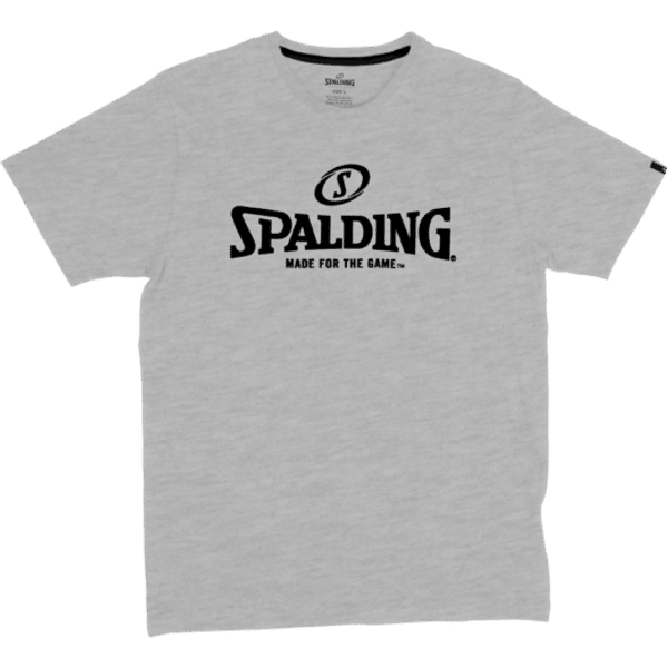 Spalding Essential Logo T-Shirt Hommes - Gris Mélange