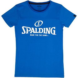 Spalding Essential Logo T-Shirt Dames - Royal