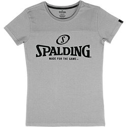Spalding Essential Logo T-Shirt Dames - Grijs Gemeleerd