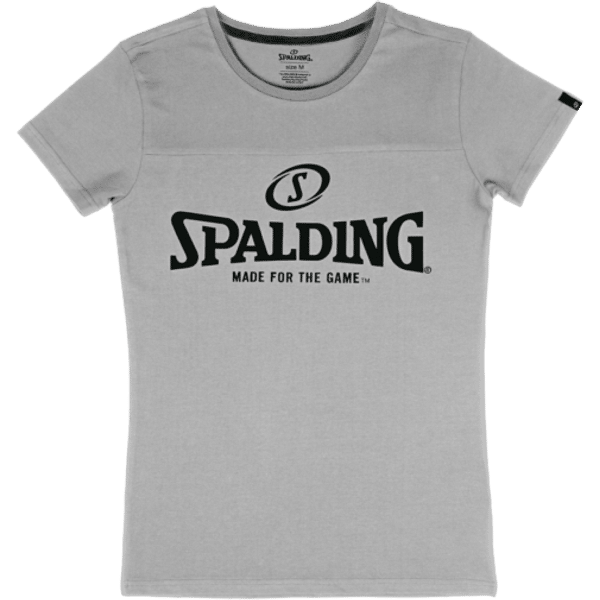 Spalding Essential Logo T-Shirt Dames - Grijs Gemeleerd