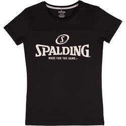 Spalding Essential Logo T-Shirt Damen - Schwarz