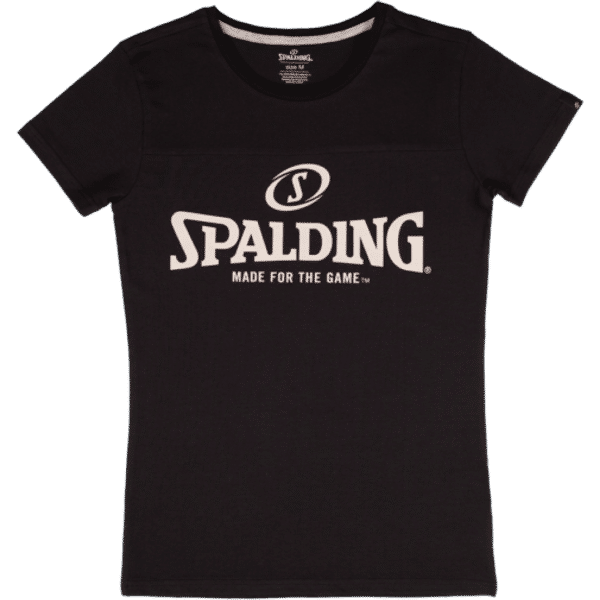 Spalding Essential Logo T-Shirt Dames - Zwart