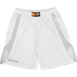 Spalding Jam Basketbalshort Kinderen - Wit / Zilver