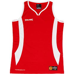 Spalding Jam Maillot De Basketball Femmes - Rouge / Blanc