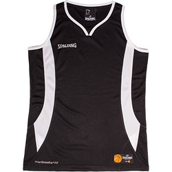 Spalding Jam Basketbalshirt Dames - Zwart / Wit