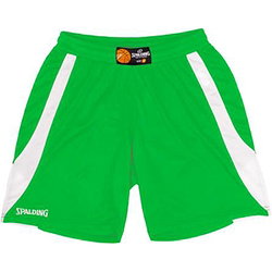 Spalding Jam Short De Basketball Femmes - Vert / Blanc