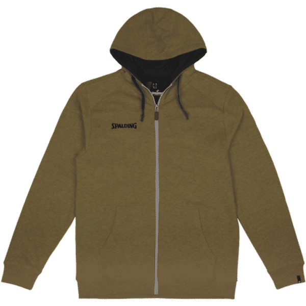 Spalding Flow Zipper Sweater Met Kap Kinderen - Khaki