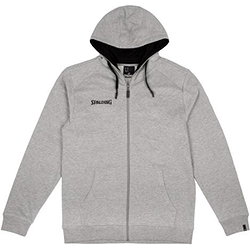 Spalding Flow Zipper Kapuzensweat Herren - Grau Meliert