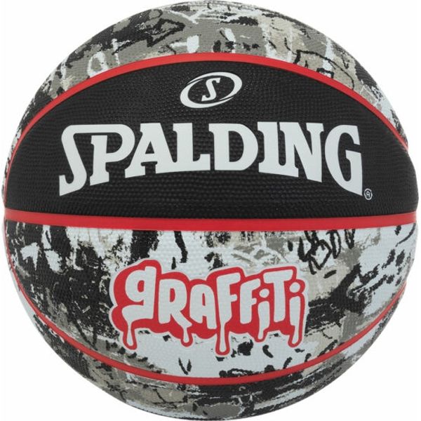Spalding Graffiti (Size 7) Basketball Hommes - Noir / Rouge