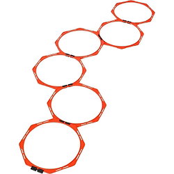 Select Octagon (6X) Koordinationsringe - Rot