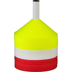 Select (48 Pcs) Markeringshoedjes - Geel / Wit / Rood