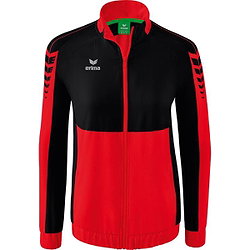 Erima Six Wings Trainingsjacke Damen - Rot / Schwarz