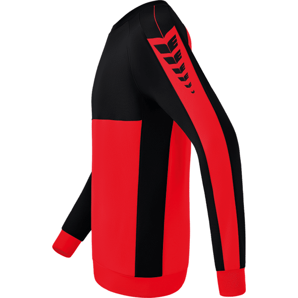 Erima Six Wings Sweat-Shirt Hommes - Rouge / Noir